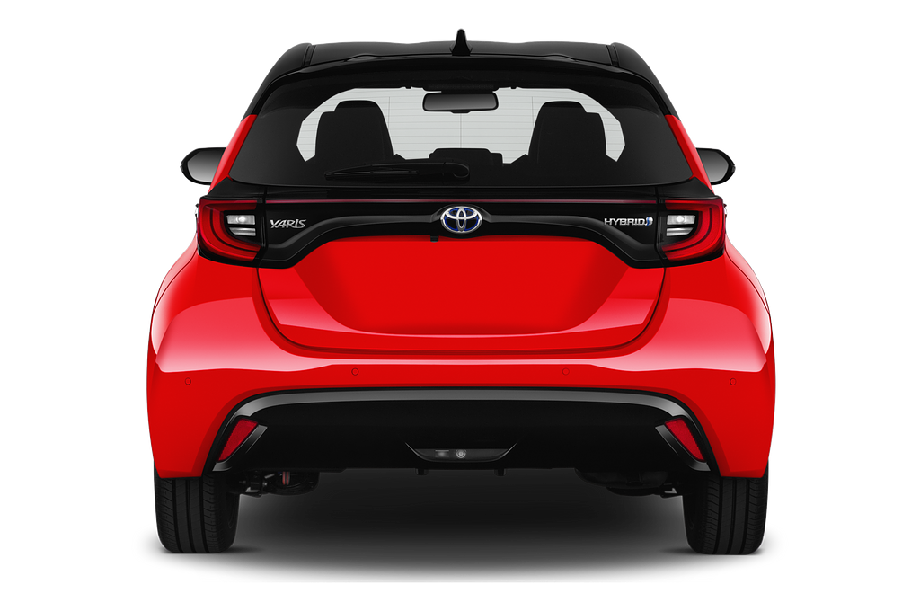 Toyota Yaris (Baujahr 2020) Premier Edition 5 Türen Heckansicht