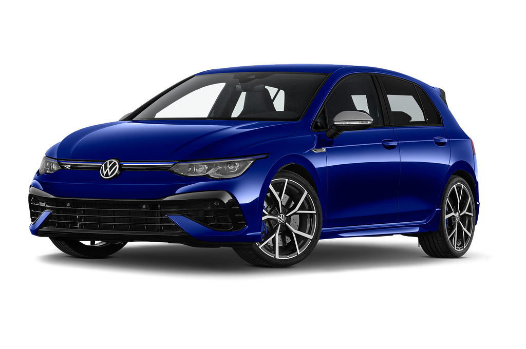 Volkswagen Golf (Baujahr 2021) R 5 Türen seitlich vorne mit Felge