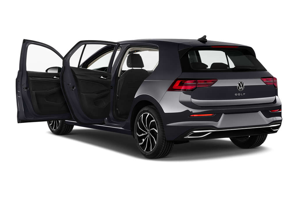 Volkswagen Golf (Baujahr 2022) Style 5 Türen Tür geöffnet