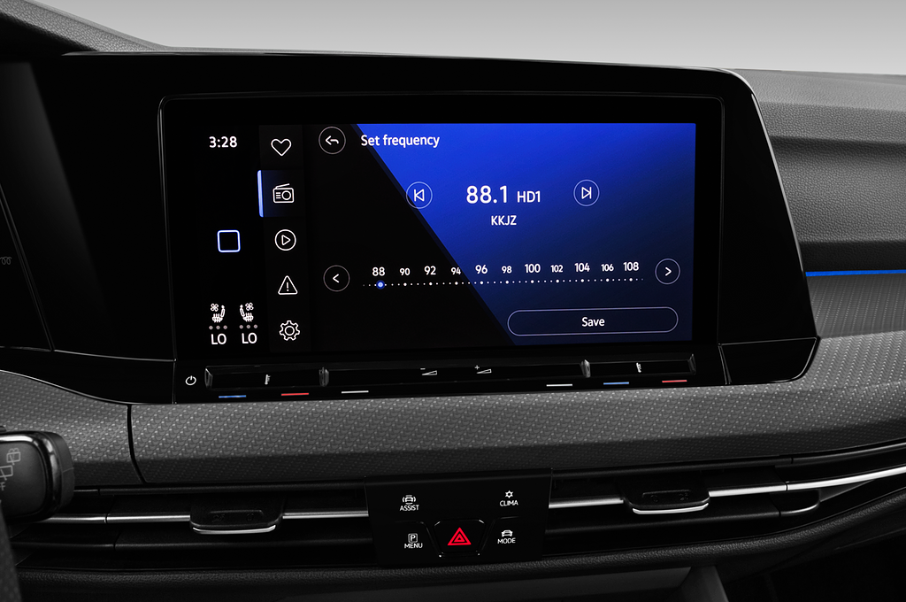 Volkswagen Golf R (Baujahr 2022) R 5 Türen Radio und Infotainmentsystem