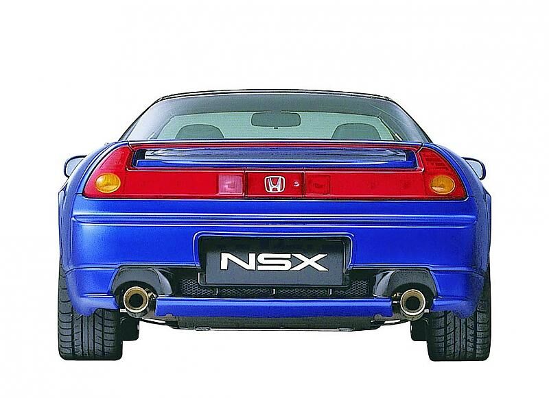 Auch des Heck des Honda NSX beindruckt