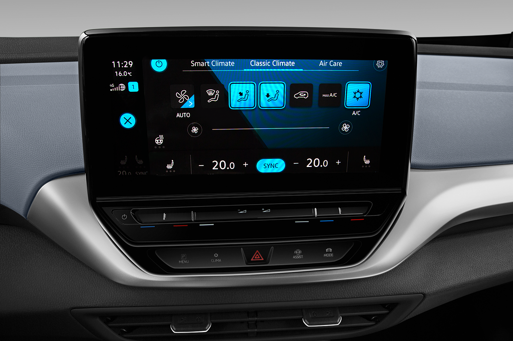 Volkswagen ID.4 (Baujahr 2021) Pro 5 Türen Temperatur und Klimaanlage