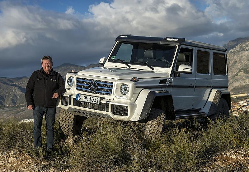 Mercedes G 500 4x4 mit Chefentwickler Erwin Wonisch