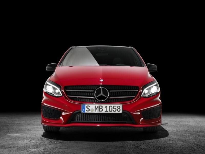 Mercedes B-Klasse Modellpflege 2015 - im Fackeldesign