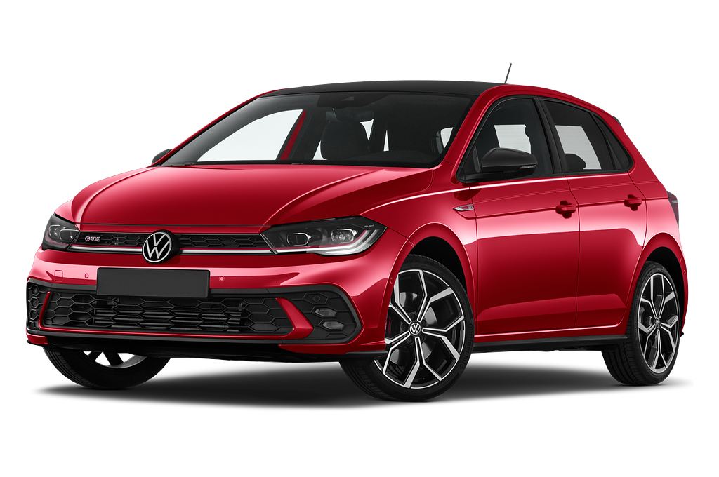 Volkswagen Polo (Baujahr 2022) GTI 5 Türen seitlich vorne mit Felge