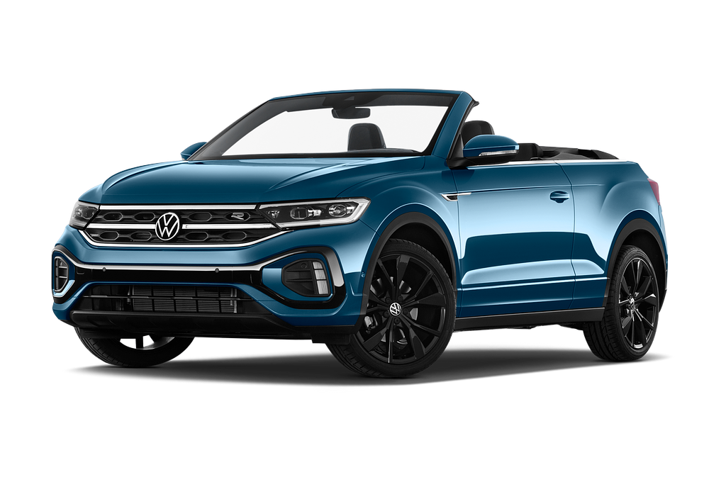 Volkswagen T-Roc Cabrio (Baujahr 2022) R-Line 5 Türen seitlich vorne mit Felge