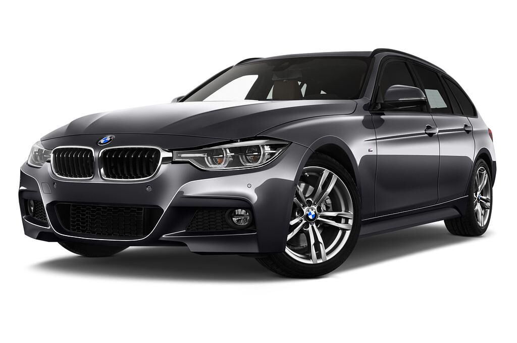 BMW 3 Series (Baujahr 2016) M Sport 5 Türen seitlich vorne mit Felge