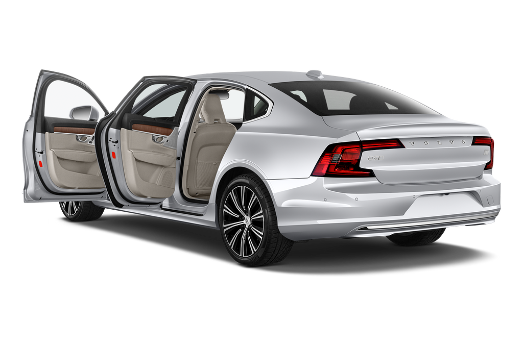 Volvo S90 Recharge (Baujahr 2021) Inscription 4 Türen Tür geöffnet