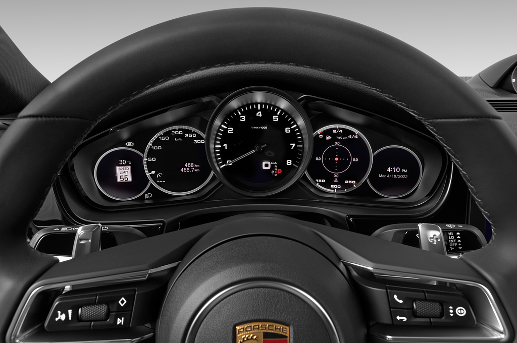 Porsche Panamera (Baujahr 2022) Base 5 Türen Tacho und Fahrerinstrumente