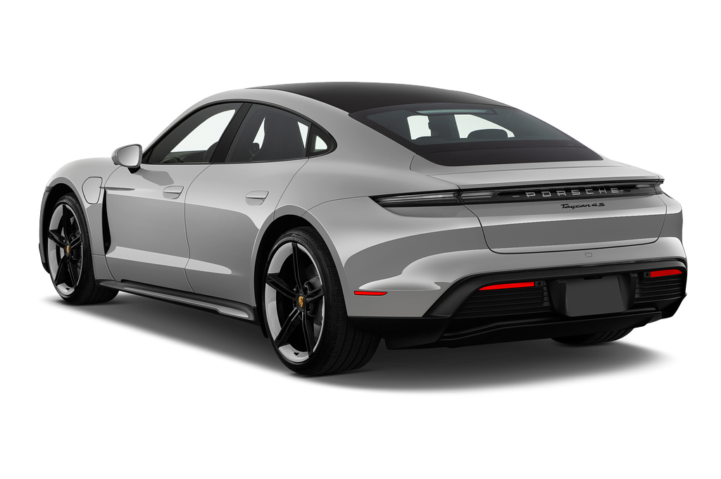 Porsche Taycan (Baujahr 2021) 4S 4 Türen seitlich hinten