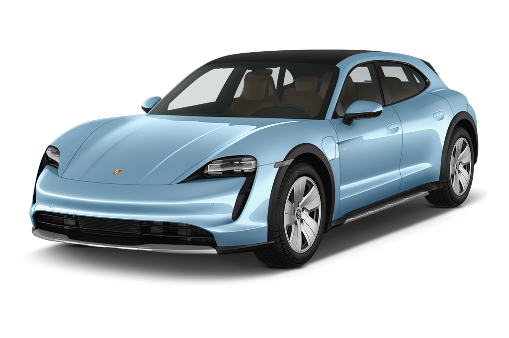 Porsche Taycan (Baujahr 2022) 4 Cross Turismo 5 Türen seitlich vorne