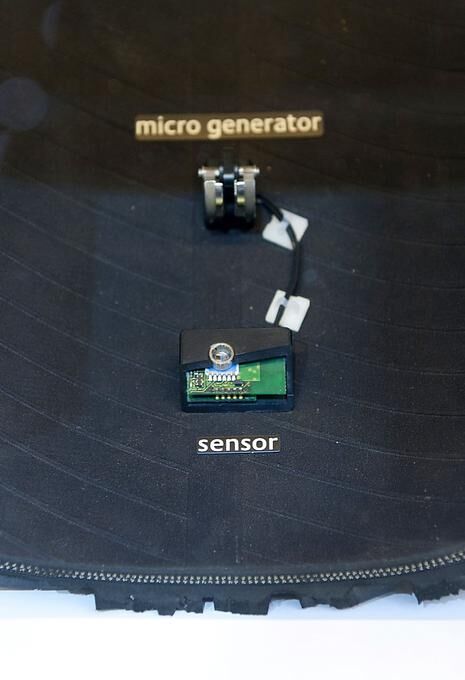 Der CAIS Sensor misst Vibrationen