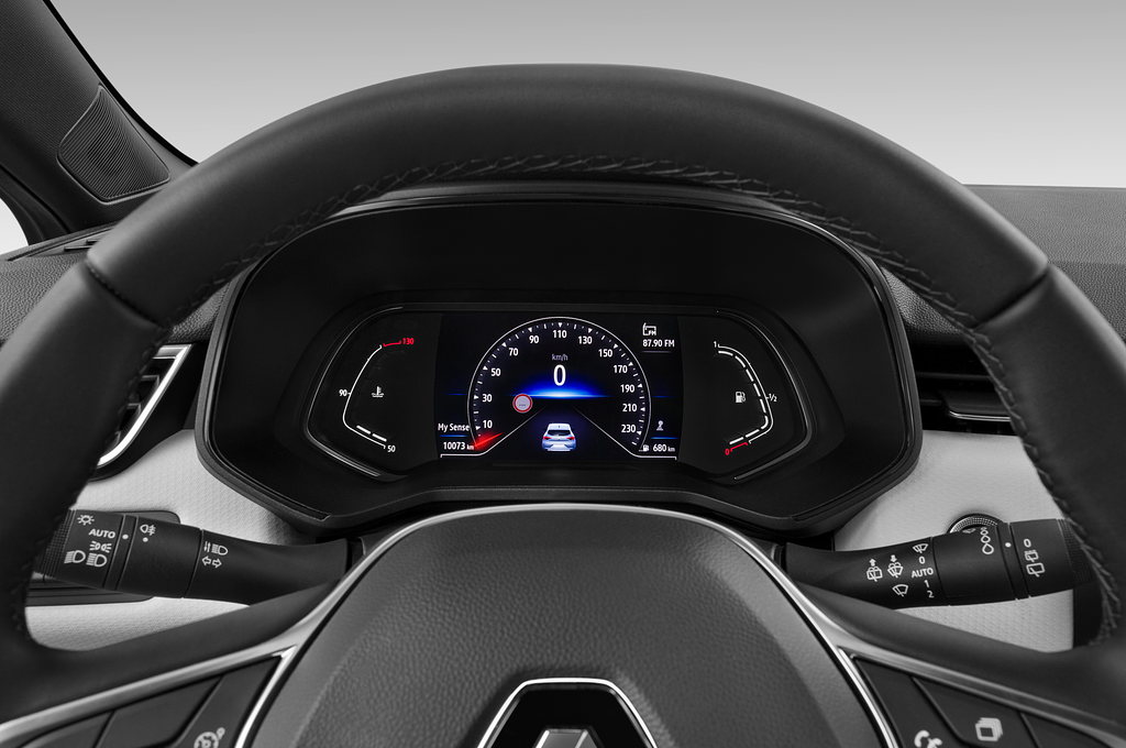 Renault Clio (Baujahr 2023) Techno 5 Türen Tacho und Fahrerinstrumente