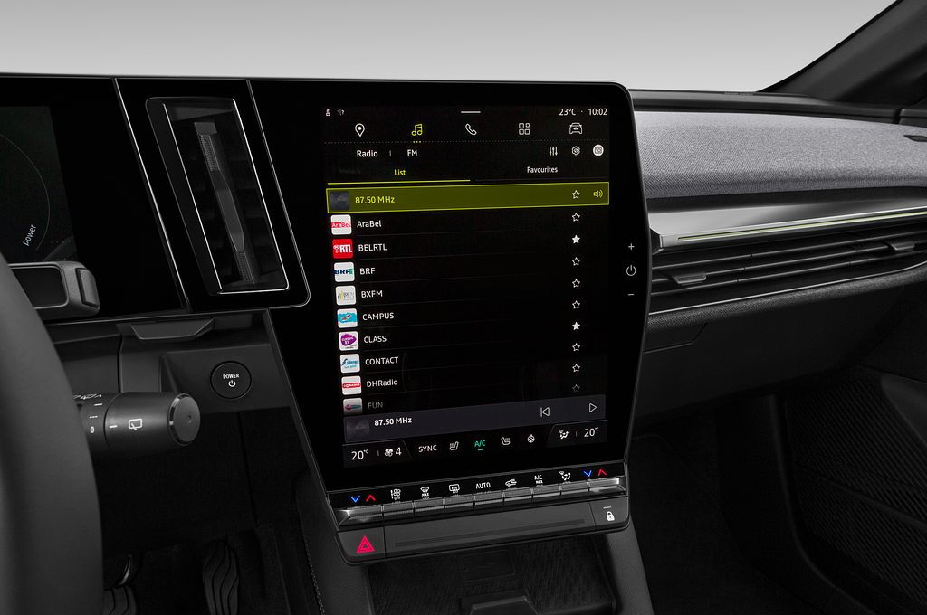 Renault Megane E-Tech (Baujahr 2022) Techno 5 Türen Radio und Infotainmentsystem