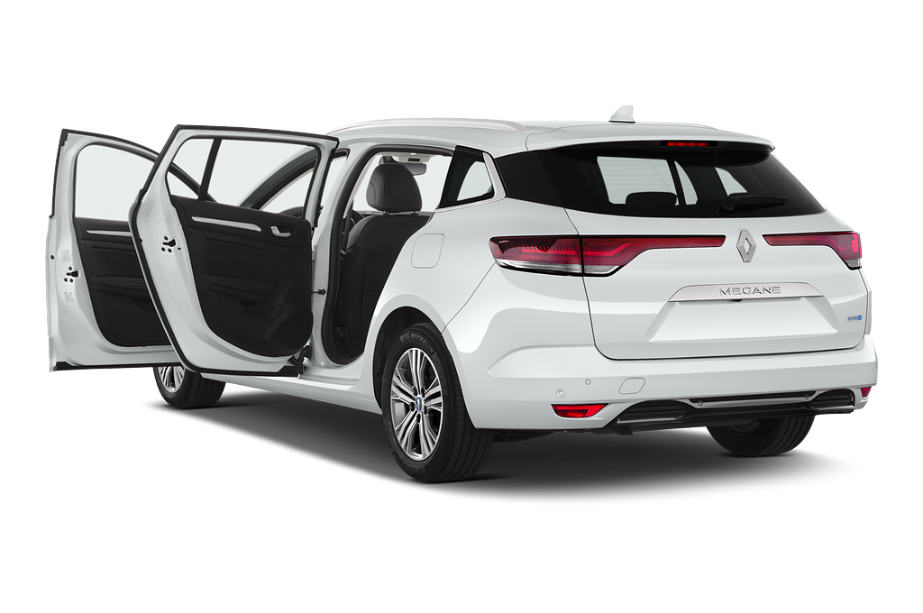 Renault Megane Grandtour (Baujahr 2020) Intens E-Tech 5 Türen Tür geöffnet