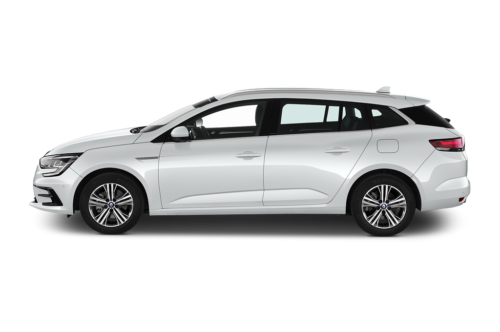 Renault Megane Grandtour (Baujahr 2020) Intens E-Tech 5 Türen Seitenansicht