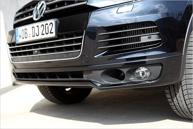 Große Einlässe: Der Dieselmotor braucht viel Frischluft