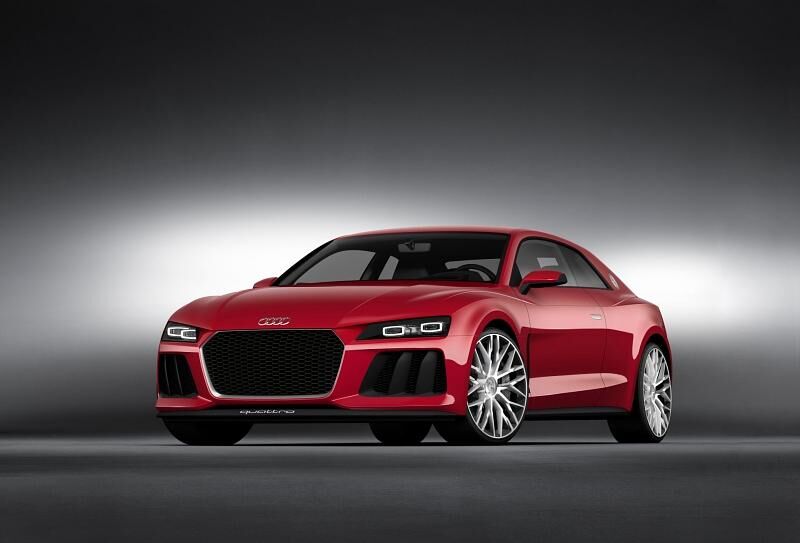Audi Quattro Concept mit Laserlicht auf der CES 2014