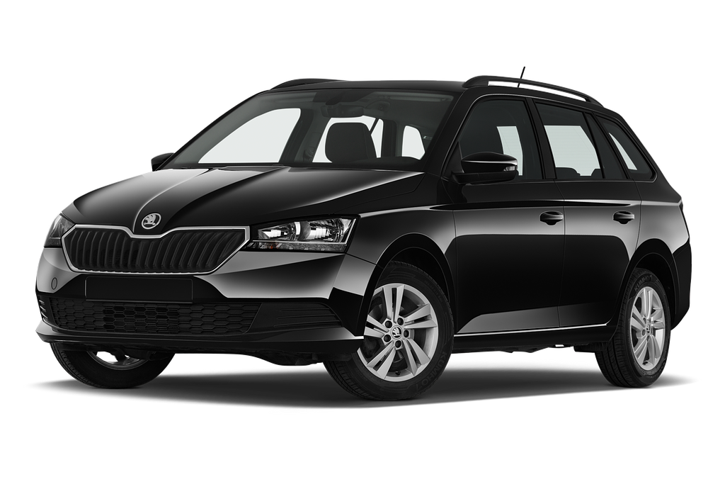 Skoda Fabia (Baujahr 2021) Style 5 Türen seitlich vorne mit Felge