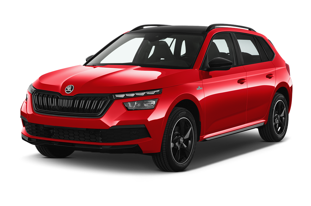 Skoda Kamiq (Baujahr 2020) Monte Carlo 5 Türen seitlich vorne