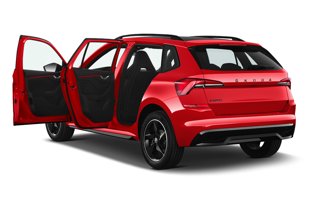 Skoda Kamiq (Baujahr 2020) Monte Carlo 5 Türen Tür geöffnet