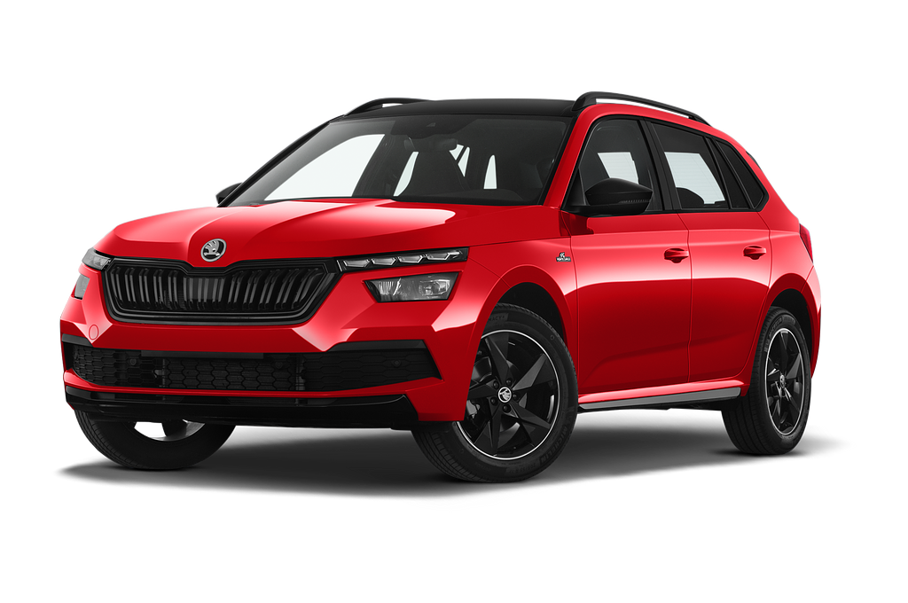 Skoda Kamiq (Baujahr 2020) Monte Carlo 5 Türen seitlich vorne mit Felge