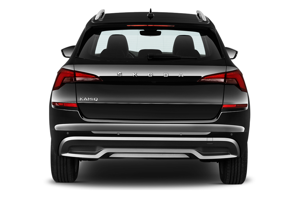 Skoda Kamiq (Baujahr 2023) Selection 5 Türen Heckansicht