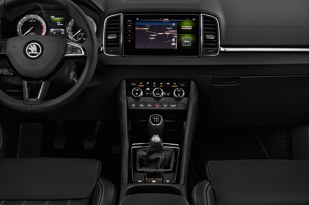 Skoda Karoq (Baujahr 2022) Style 5 Türen Mittelkonsole