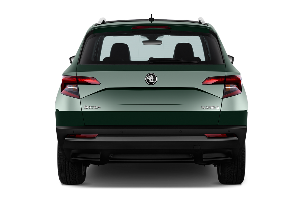 Skoda Karoq (Baujahr 2022) Style 5 Türen Heckansicht