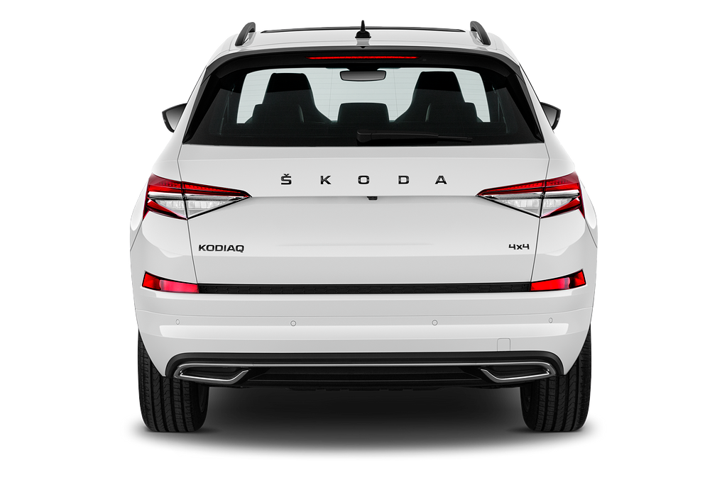 Skoda Kodiaq (Baujahr 2021) SportLine 5 Türen Heckansicht