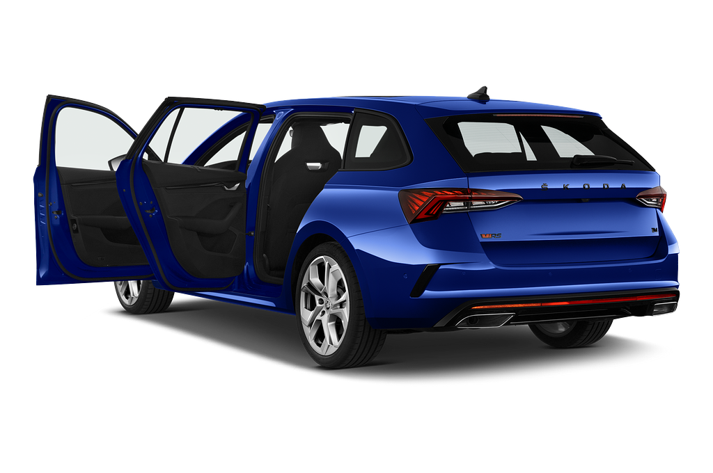 Skoda Octavia Combi iV (Baujahr 2021) RS 5 Türen Tür geöffnet