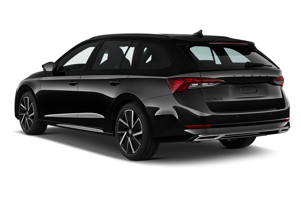 Skoda Octavia Combi iV (Baujahr 2023) SportLine 5 Türen seitlich hinten
