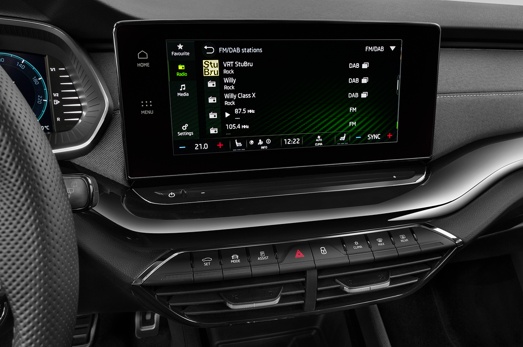 Skoda Octavia Combi iV (Baujahr 2023) SportLine 5 Türen Radio und Infotainmentsystem