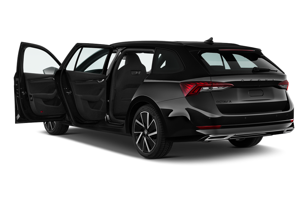 Skoda Octavia Combi iV (Baujahr 2023) SportLine 5 Türen Tür geöffnet