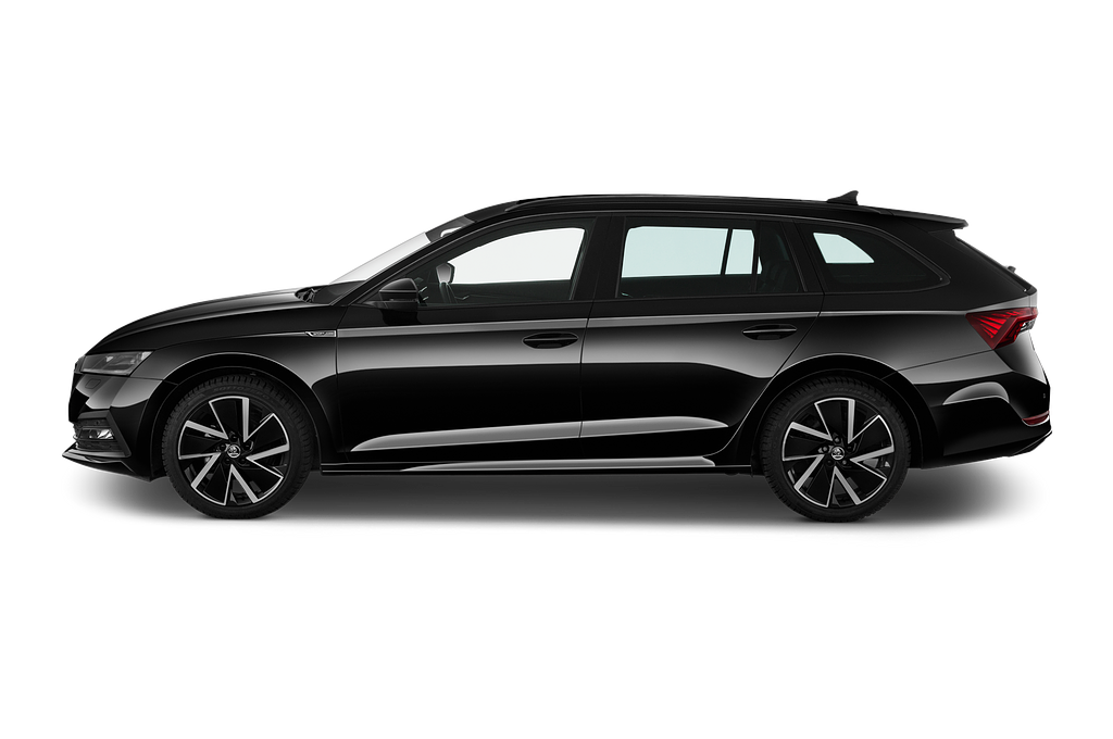 Skoda Octavia Combi iV (Baujahr 2023) SportLine 5 Türen Seitenansicht