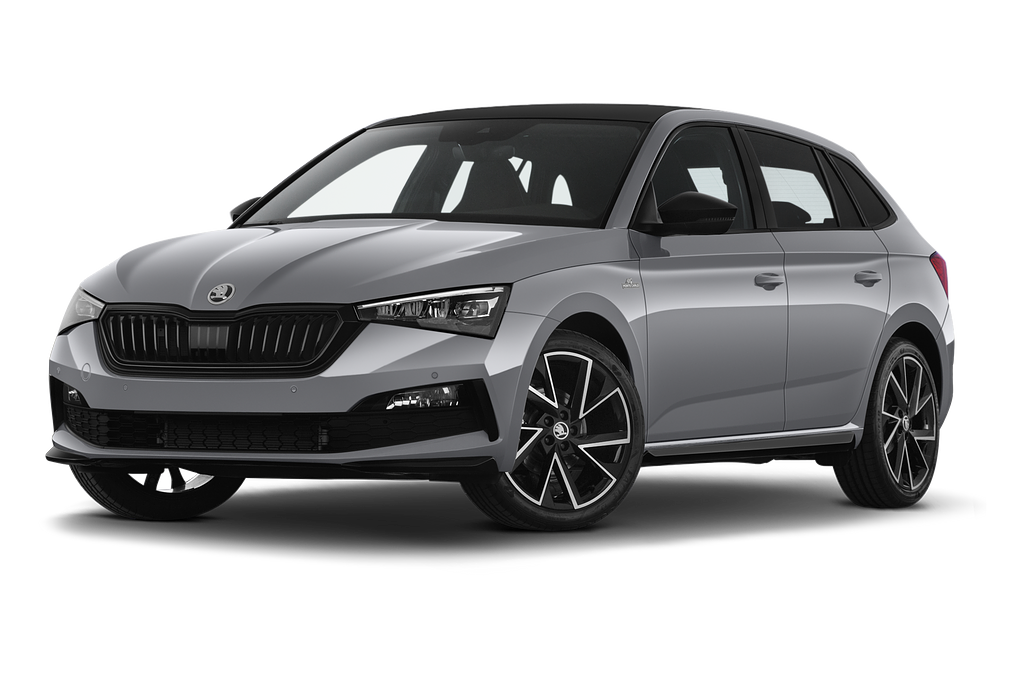 Skoda Scala (Baujahr 2020) Monte Carlo 5 Türen seitlich vorne mit Felge