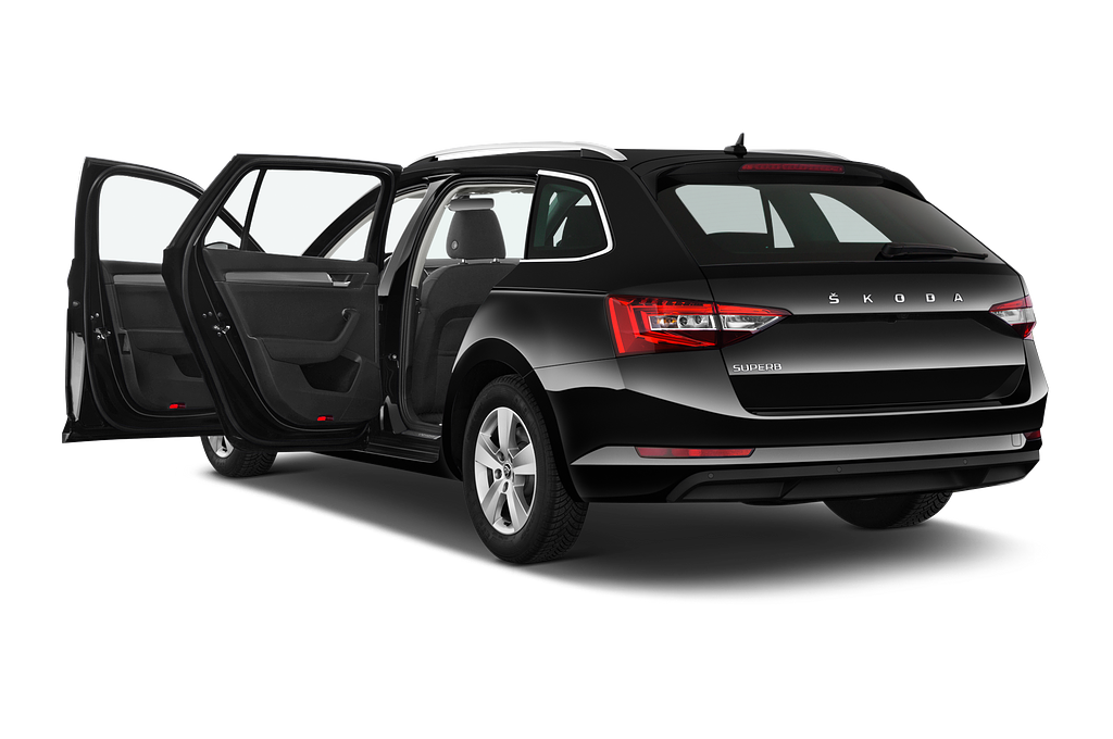 Skoda Superb Combi (Baujahr 2023) Ambition 5 Türen Tür geöffnet