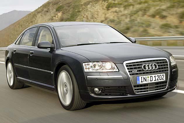 Neuer Audi-Grill, den auch der A6 trägt