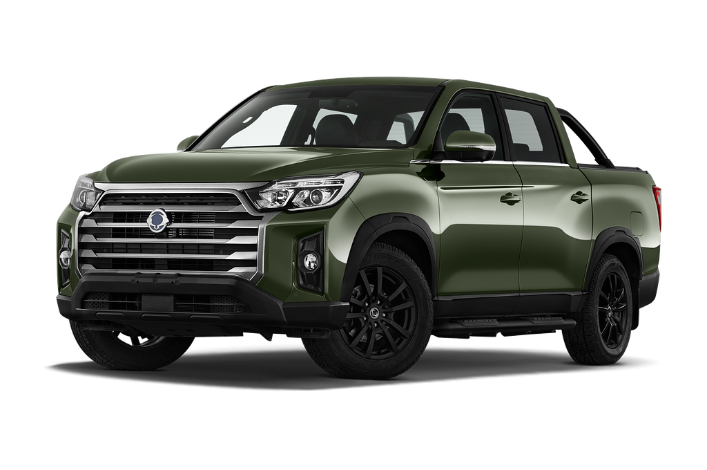 Ssangyong Musso (Baujahr 2022) Sapphire Crew Cab 4 Türen seitlich vorne mit Felge