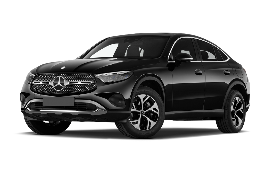Mercedes-Benz GLC Coupe (Baujahr 2024) 300e 5 Türen seitlich vorne mit Felge