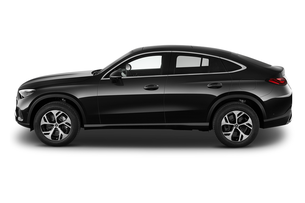 Mercedes-Benz GLC Coupe (Baujahr 2024) 300e 5 Türen Seitenansicht