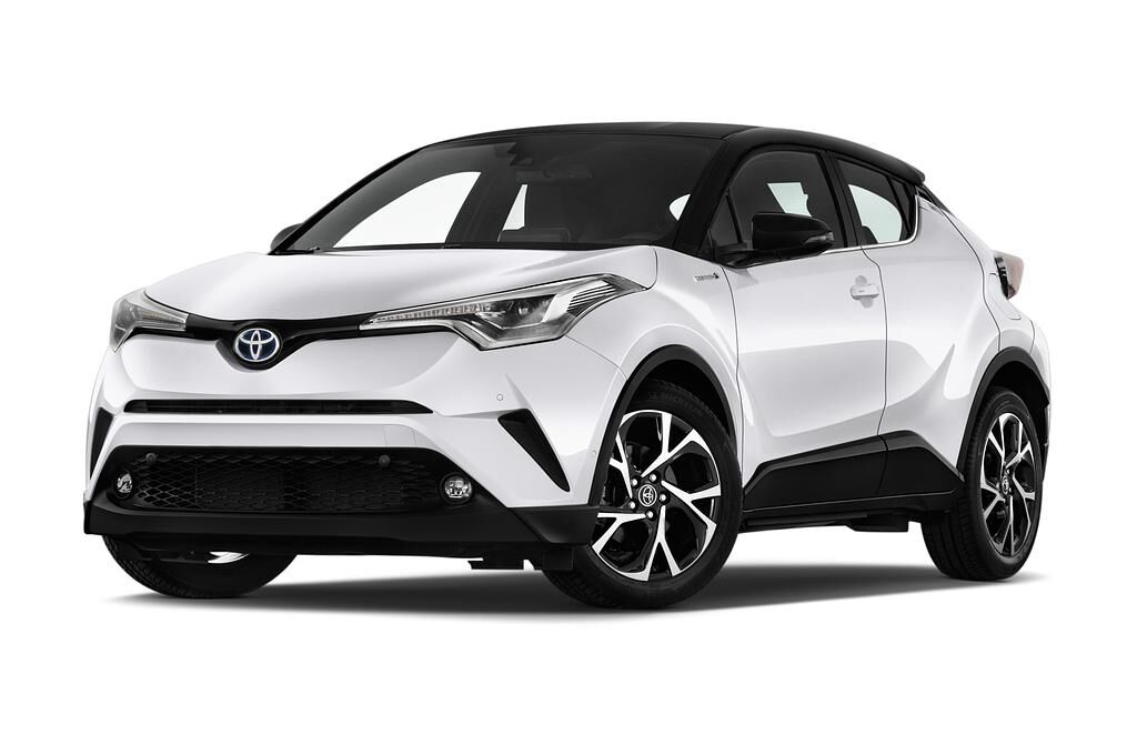 Toyota C-HR (Baujahr 2018) Team Deutschland 5 Türen seitlich vorne mit Felge