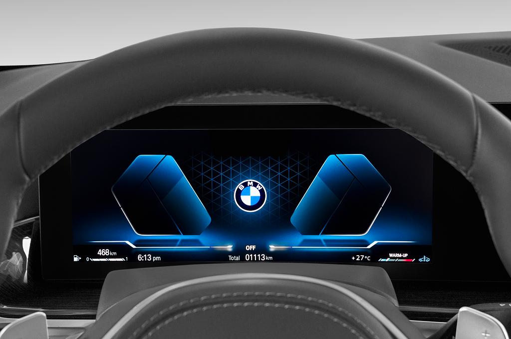 BMW X6 (Baujahr 2024) M Sport 5 Türen Tacho und Fahrerinstrumente