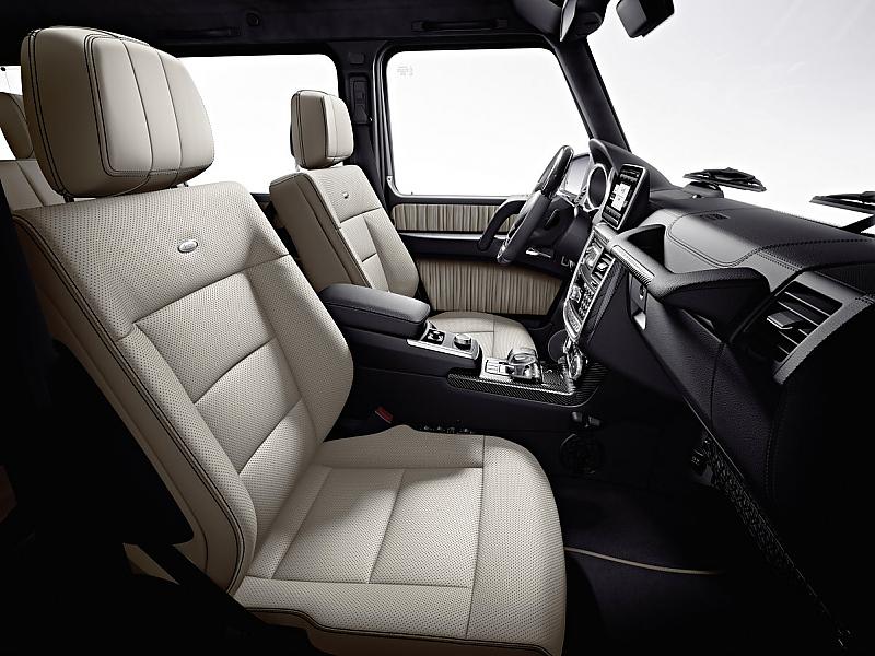 Die Sitze des Mercedes G 500 haben Langstreckenkomfort