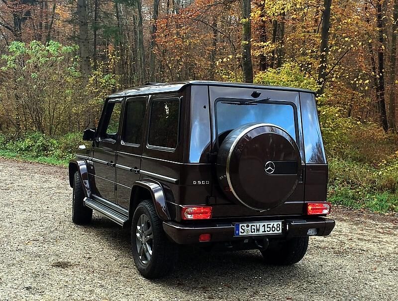 Mercedes G 500 - acht Zylinder, 5,5 Liter Hubraum
