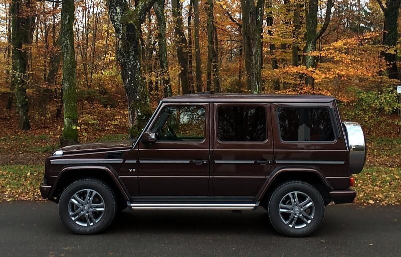 Mercedes G 500 - gerade einmal 4,66 Meter lang