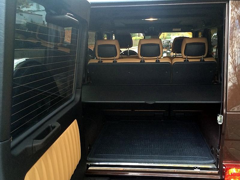 Mercedes G 500 - hier passt einiges rein