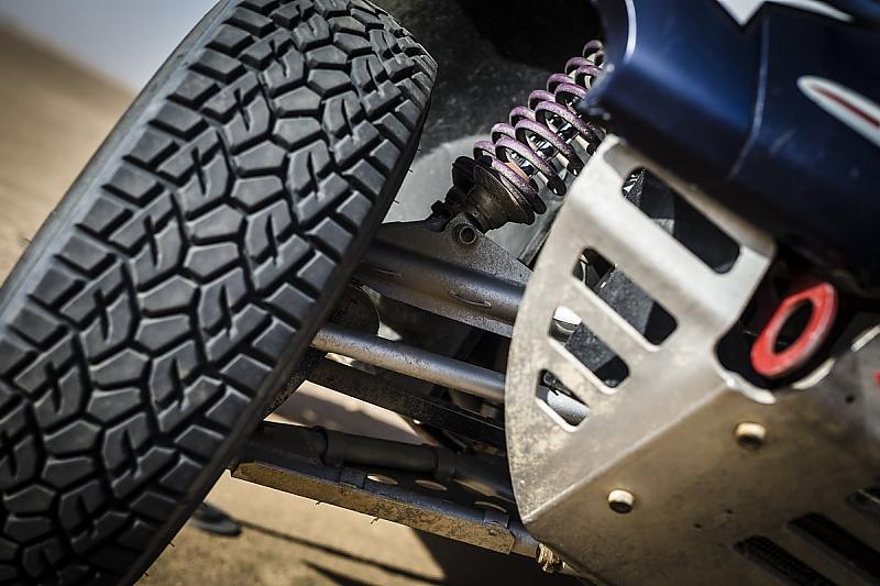 Die Aufhängung des Dakar Mini All4 Racing