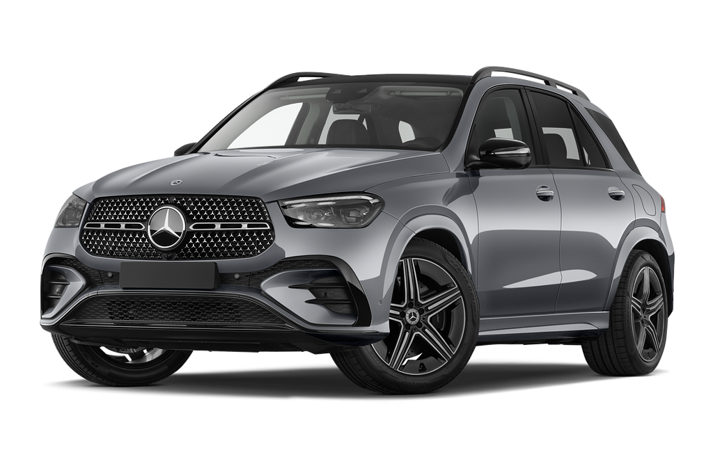 Mercedes GLE (Baujahr 2024) 350 de AMG Line 5 Türen seitlich vorne mit Felge
