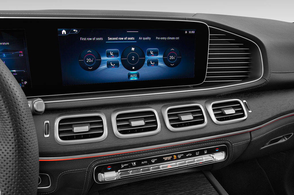 Mercedes GLE (Baujahr 2024) 350 de AMG Line 5 Türen Temperatur und Klimaanlage